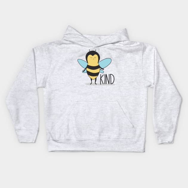 Bee Kind Kids Hoodie by Dreamy Panda Designs